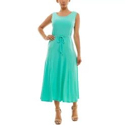 Women's Nina Leonard A-Line Midi Tank Dress