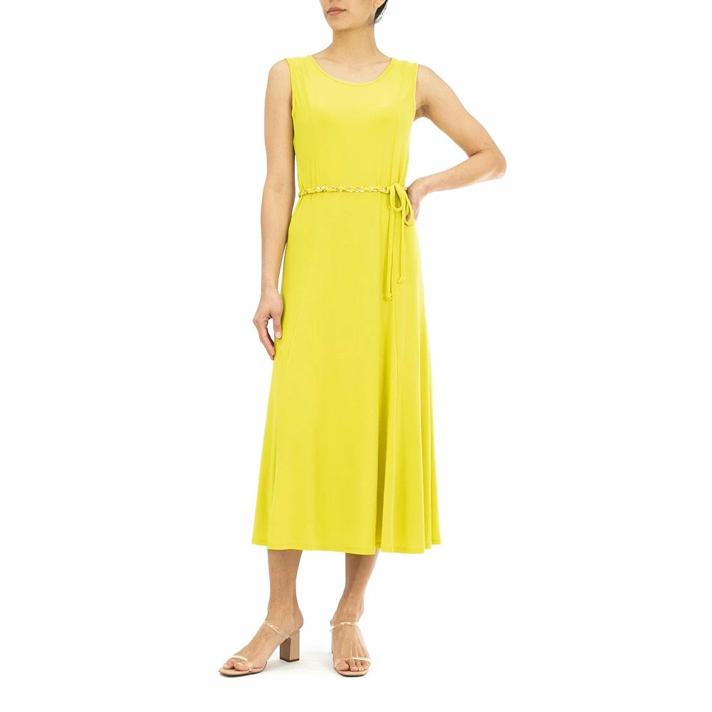 Women's Nina Leonard A-Line Midi Tank Dress - Image 2