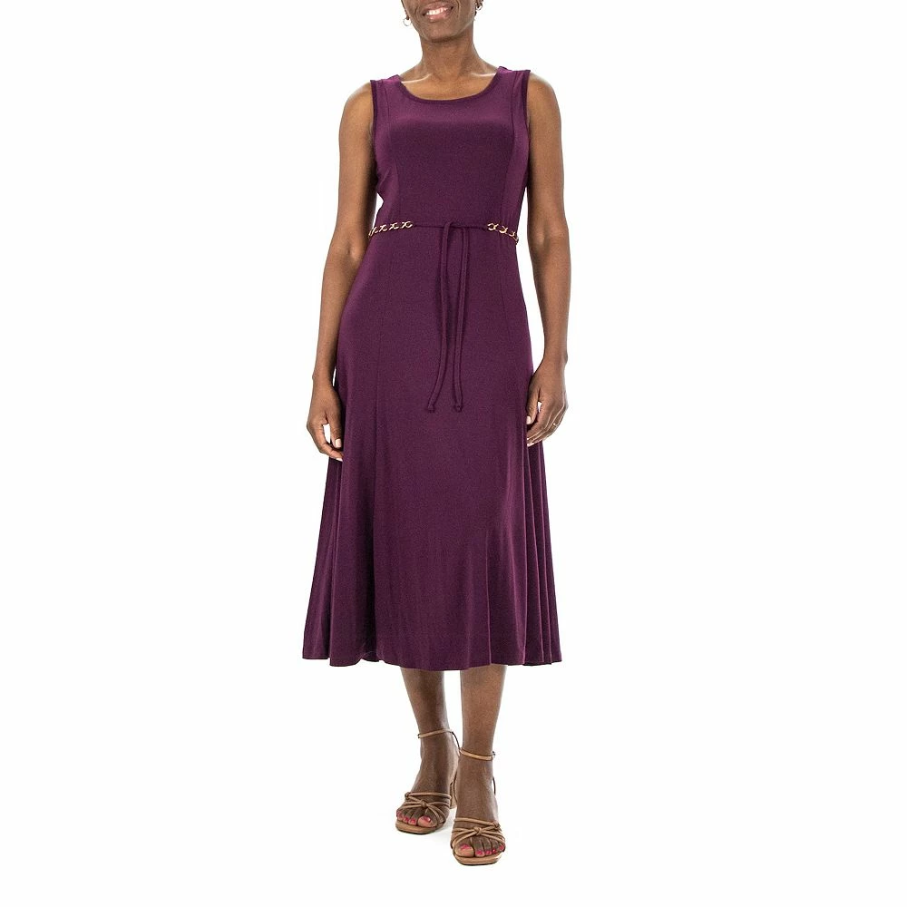 Women's Nina Leonard A-Line Midi Tank Dress - Image 9