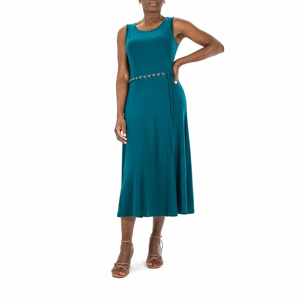 Women's Nina Leonard A-Line Midi Tank Dress - Image 3