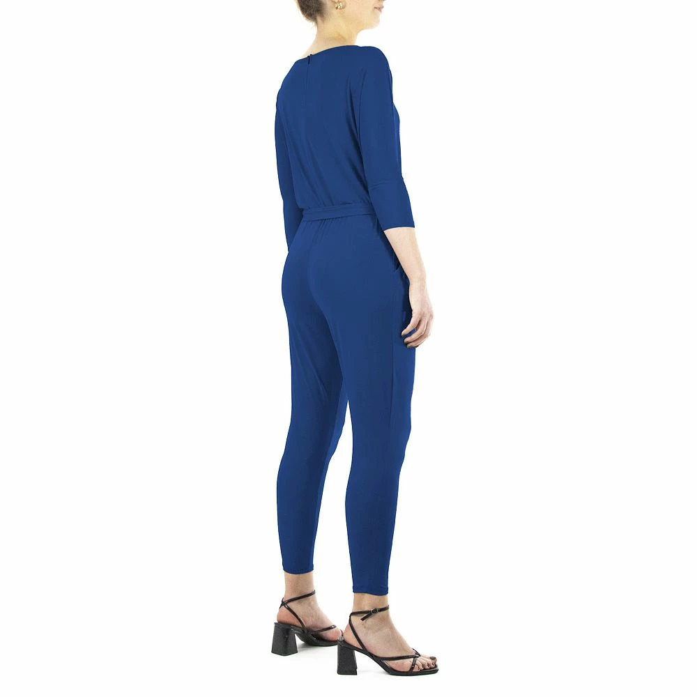 Women's Nina Leonard Solid Ankle Jumpsuit - Image 6
