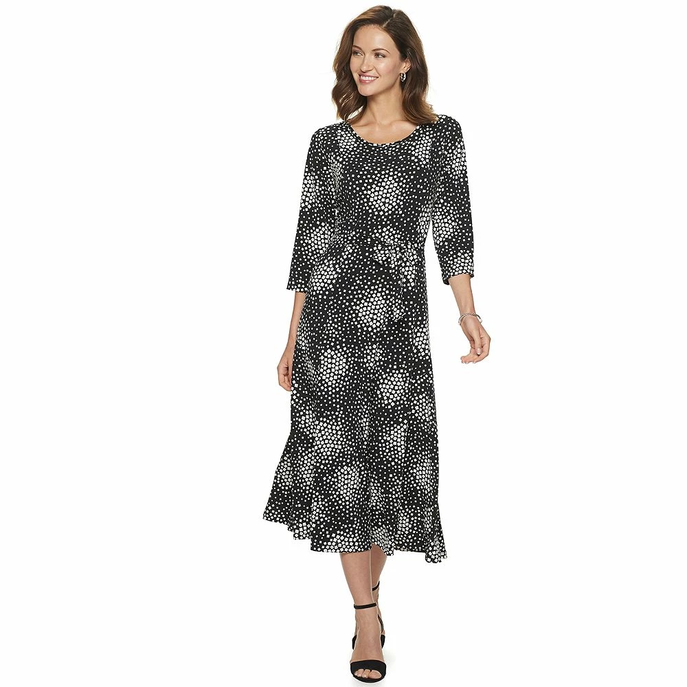 Women's Nina Leonard Print Midi Dress - Image 7