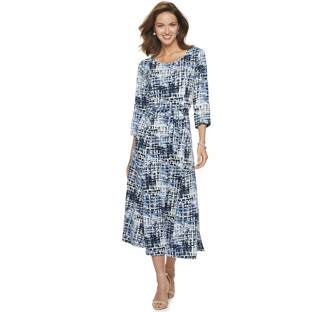 Women's Nina Leonard Print Midi Dress - Image 6