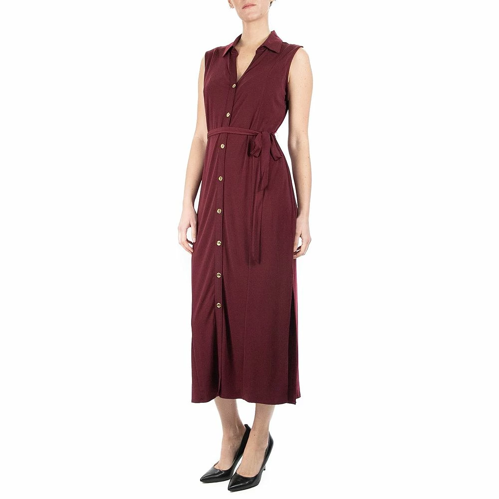 Women's Nina Leonard Maxi Shirtdress - Image 3