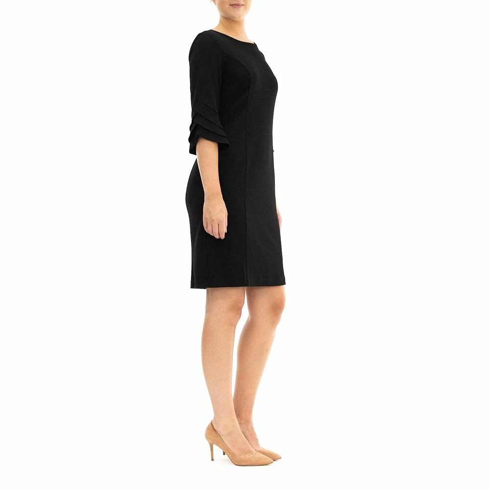 Women's Nina Leonard Tiered Sleeve Sheath Dress - Image 8
