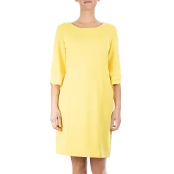 Women's Nina Leonard Tiered Sleeve Sheath Dress