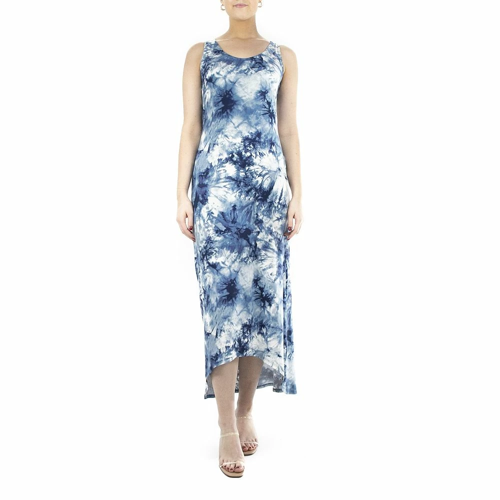 Women's Nina Leonard Tie-Dye Maxi Dress - Image 2