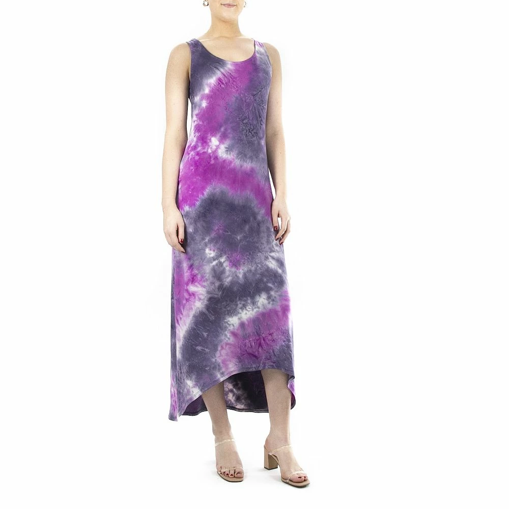 Women's Nina Leonard Tie-Dye Maxi Dress