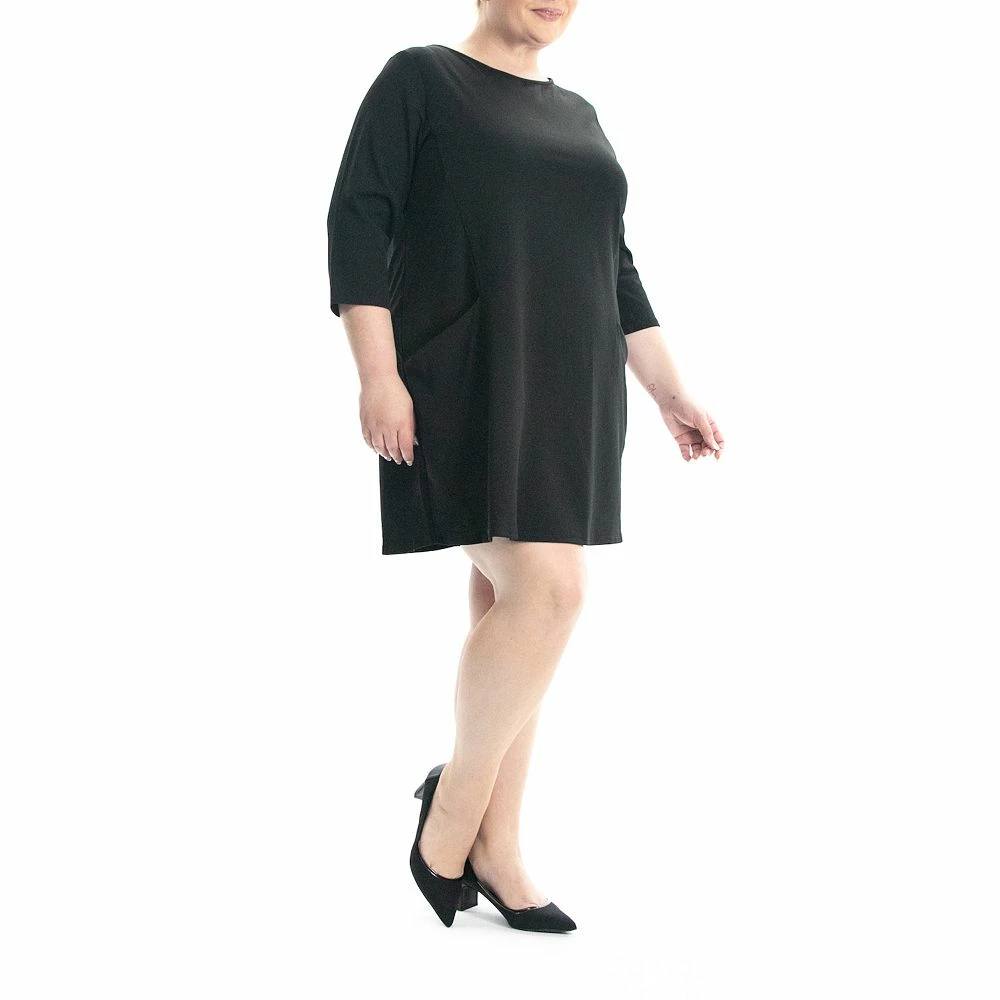 Women's Nina Leonard Solid Sheath Dress - Image 7