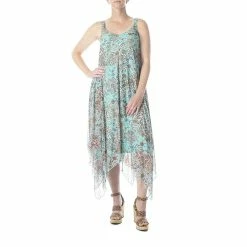 Women's Nina Leonard Print Mesh Midi Dress
