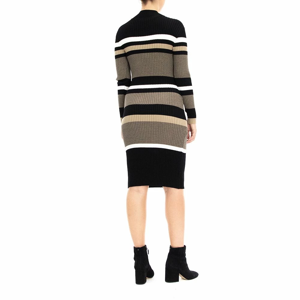 Women's Nina Leonard Striped Sweater Dress - Image 5