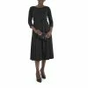 Women's Nina Leonard Sylvia Lurex Midi Dress