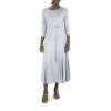 Women's Nina Leonard Sylvia Pleated Midi Dress