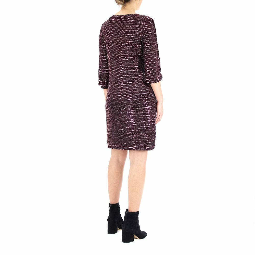 Women's Nina Leonard Glitter Cocktail dress - Image 6