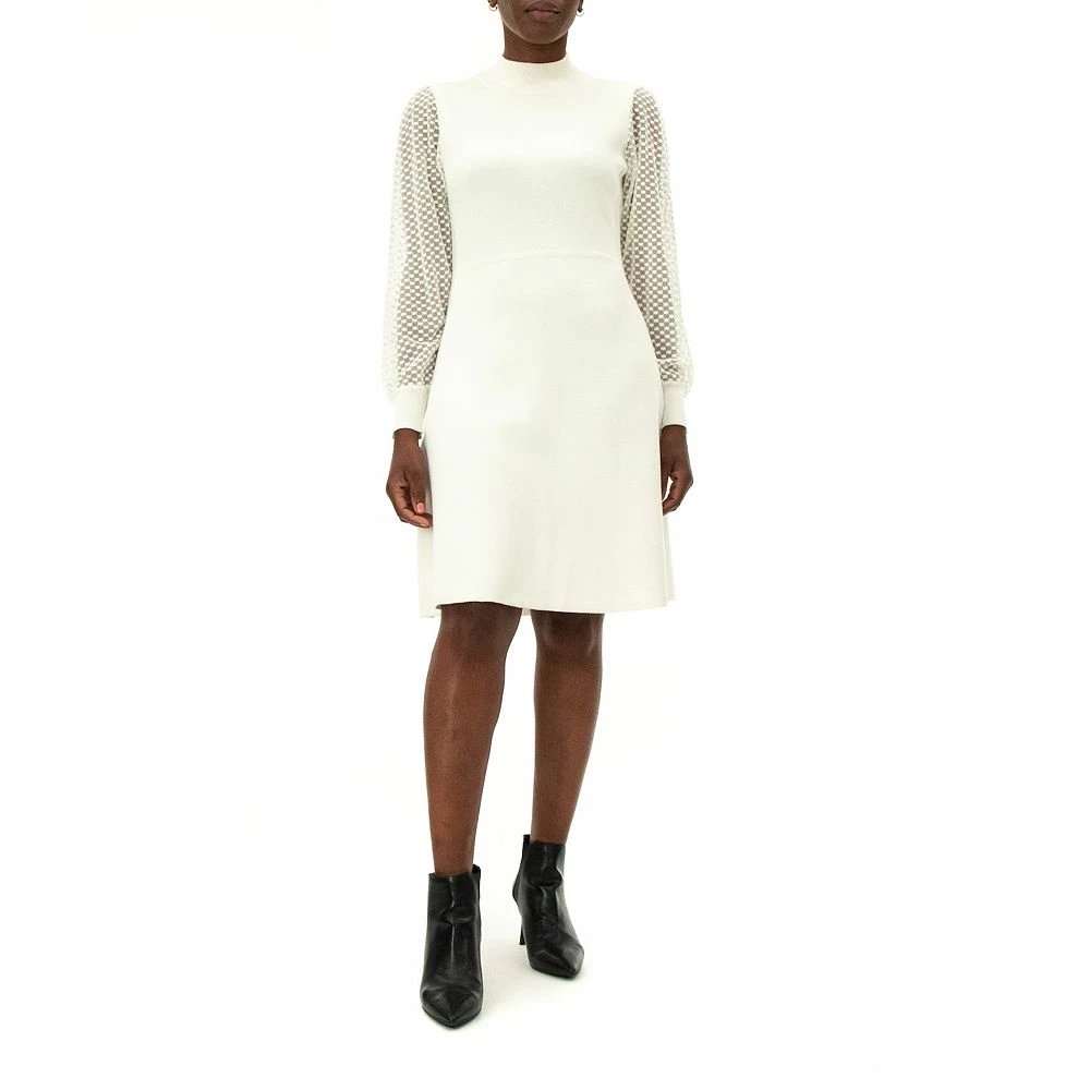 Women's Nina Leonard Fit & Flare Sweater Dress - Image 2