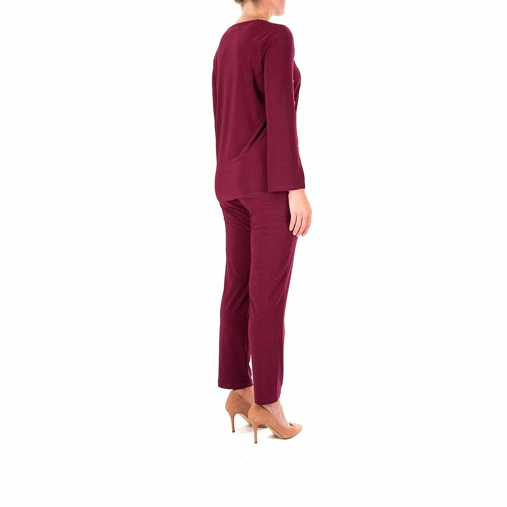 Women's Nina Leonard Studded Top & Pant Set - Image 2