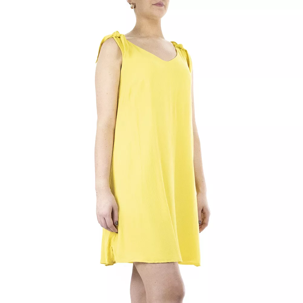 Women's Nina Leonard Tie-Shoulder Shift Dress - Image 10