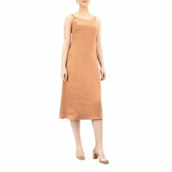 Women's Nina Leonard Midi Slip Dress