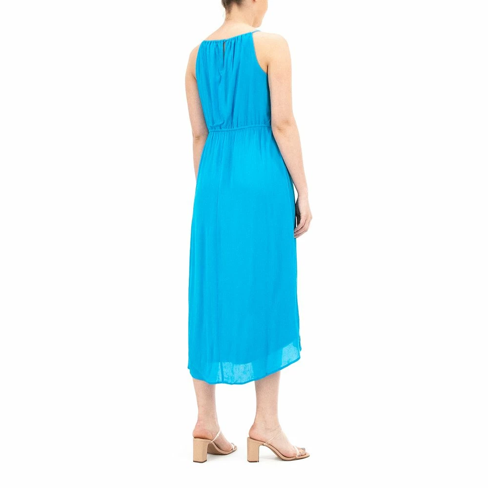Women's Nina Leonard High-Low Gauze Midi Dress - Image 6