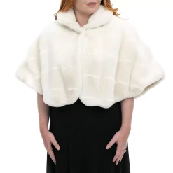 Women's Nina Leonard Faux Fur Bolero