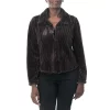Women's Nina Leonard Collared Faux Fur Bolero