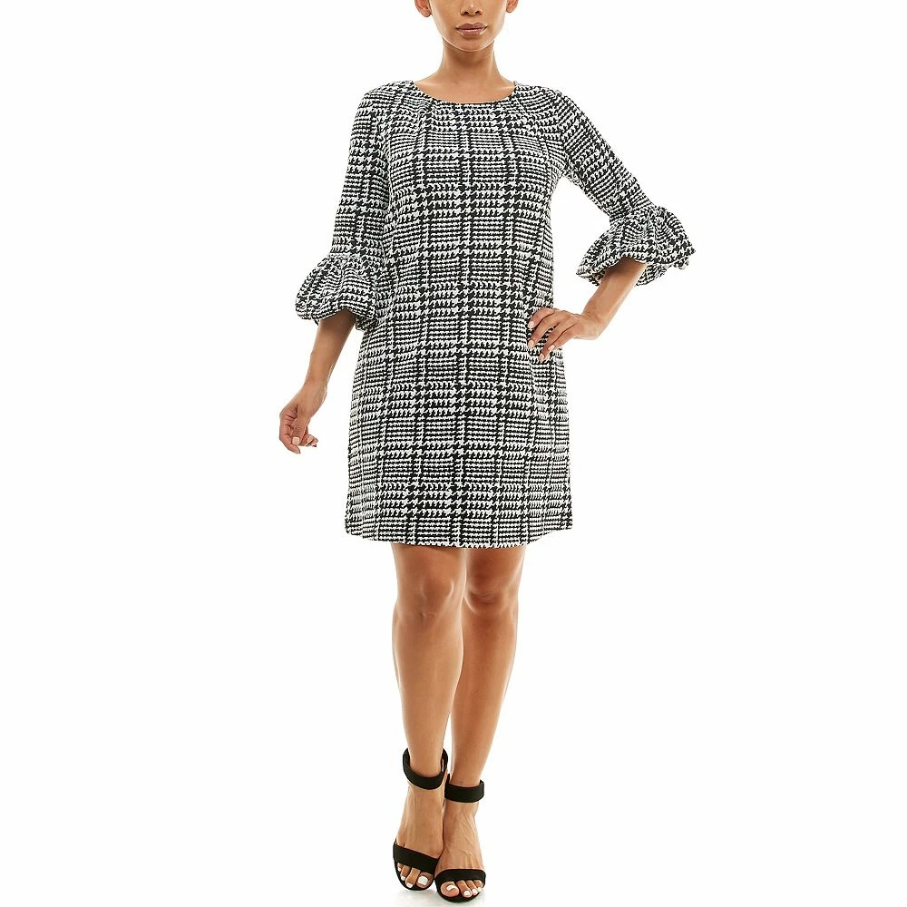 Women's Nina Leonard Jacquard Dress