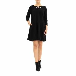 Women's Nina Leonard Trapeze Dress